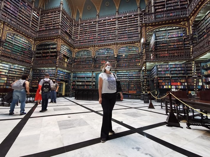 Visitação à Sala de Leitura, Real Gabinete Português de Leitura, Rio de Janeiro