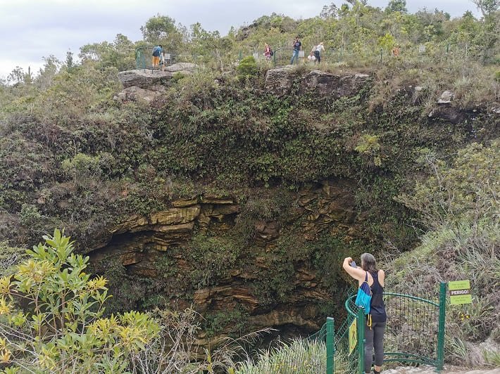 Buraco do Padre: vista de cima