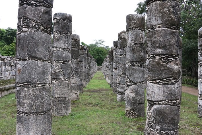Praça das 1000 Colunas, Chichén Itzá, México