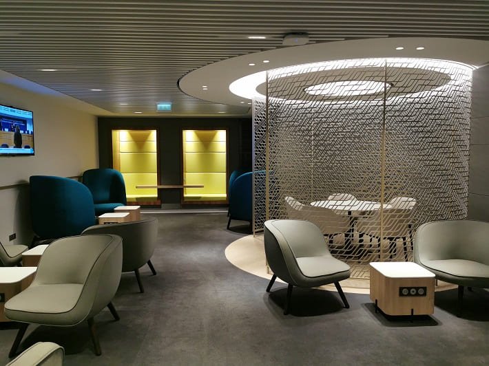 Ambiente da Sala Vip, Air France, Paris