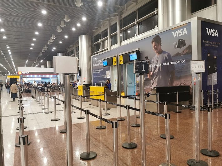 Embarque no Terminal 3 do Aeroporto de Guarulhos