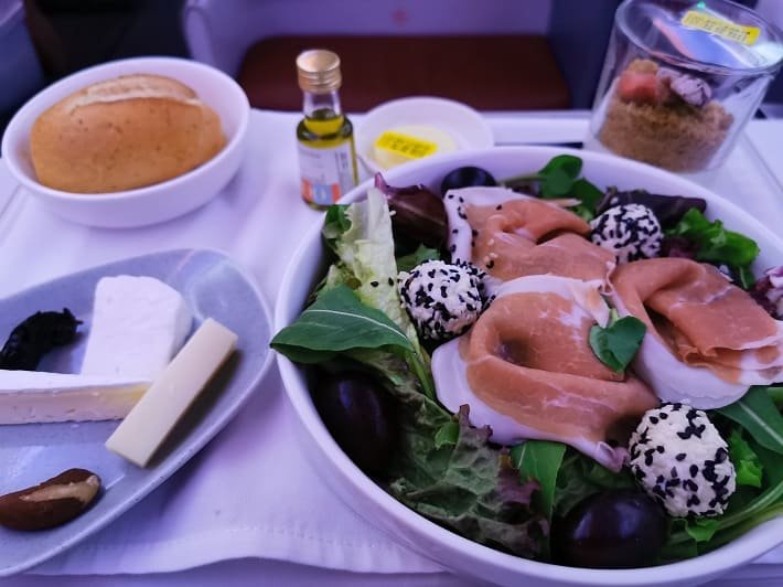 Dinner, Latam Premium Business Class