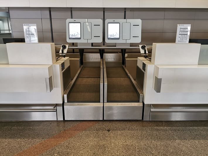 Latam self bag drop kiosk at Brasilia Airport (BSB)