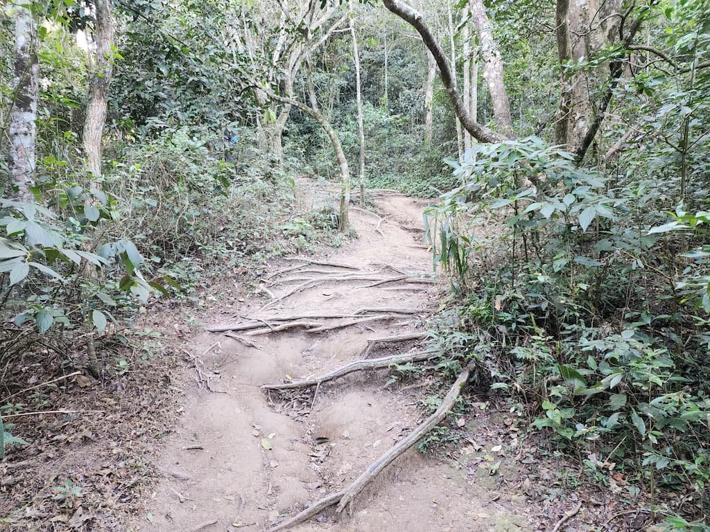 Subindo a encosta pela esquerda, Pedra do Telégrafo