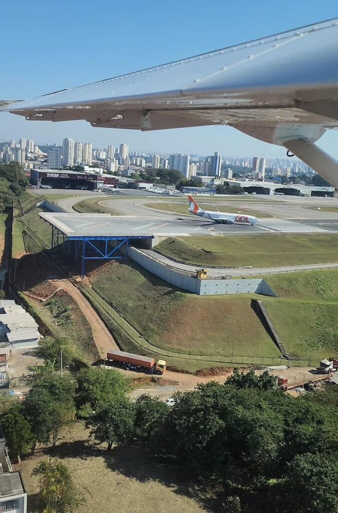 Pouso no Aeroporto de Congonhas, São Paulo